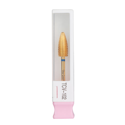 ראש שיוף קארבייד קונוס זהב- פס כחול