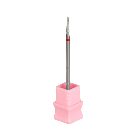 ראש שיוף יהלום עגול- עדין פס אדום